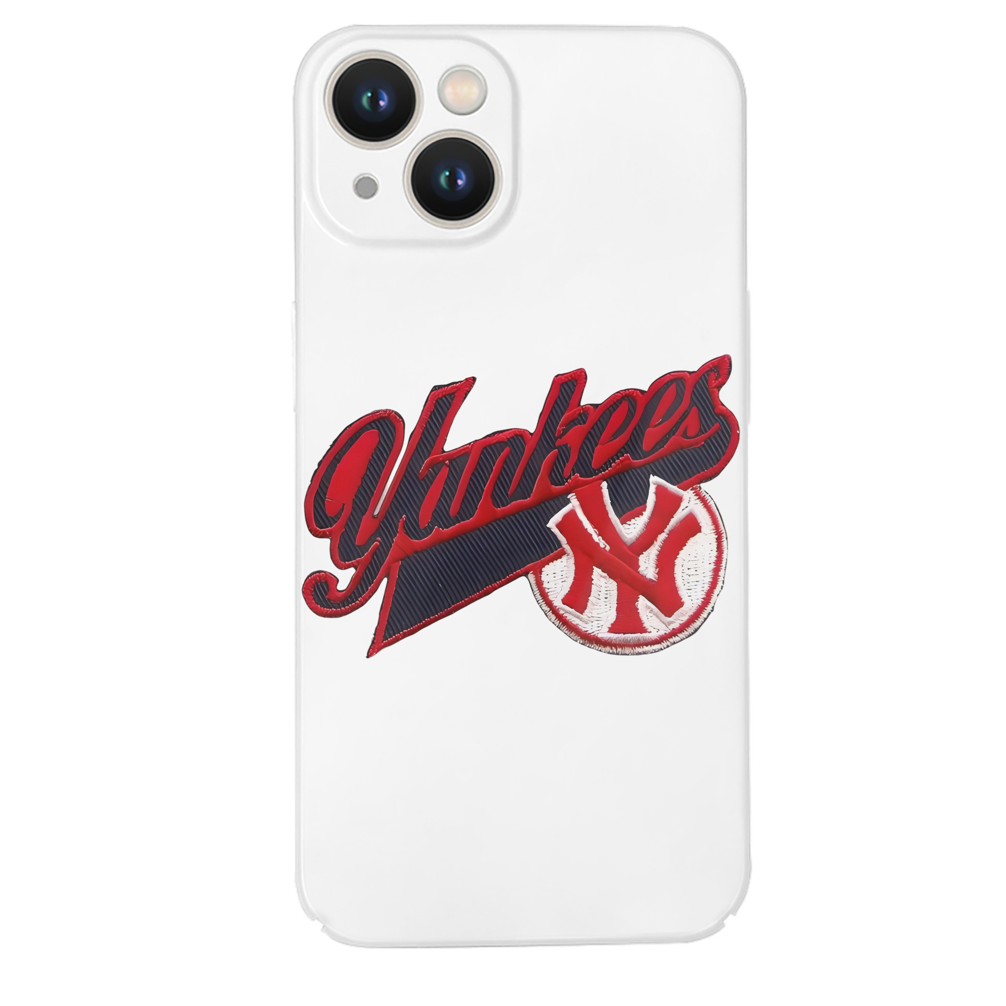 New York Yankees 77 IPhone 14 Series Full-Cover Hard Case – Shockproof With Raised Camera Protection – Precise Cutouts, Wireless Charging Compatible – Durable, Anti-Yellowing, Easy To Clean